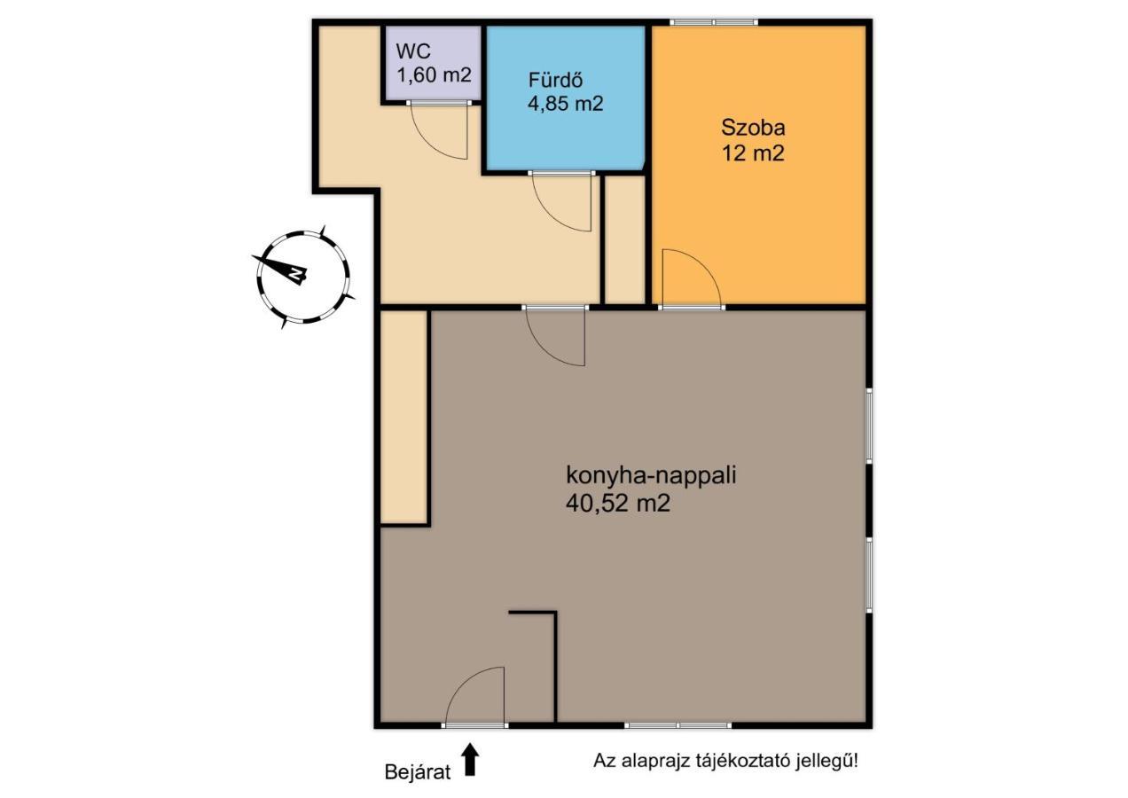 Deli Terasz B Apartman Free Parking, Self-Check-In Anytime Győr Eksteriør billede
